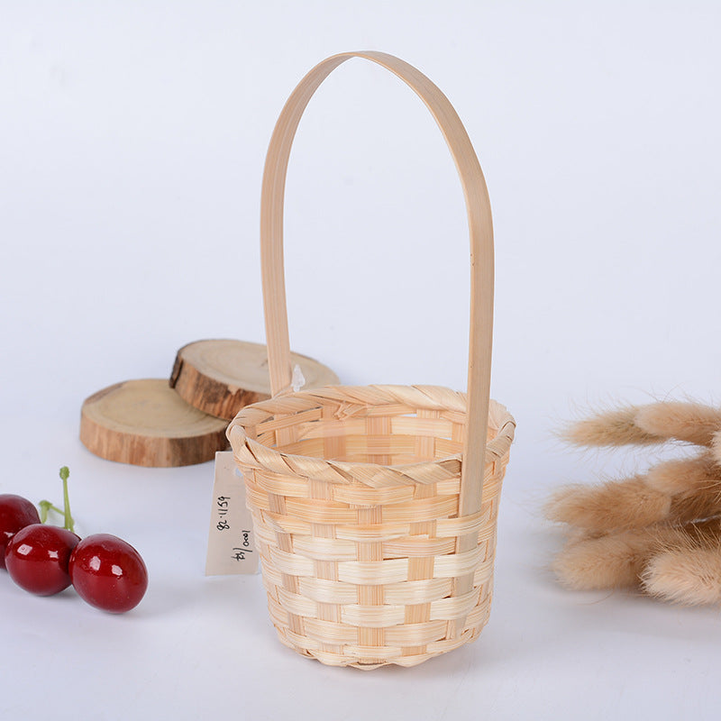 Handcrafted Natural Woven Storage Basket