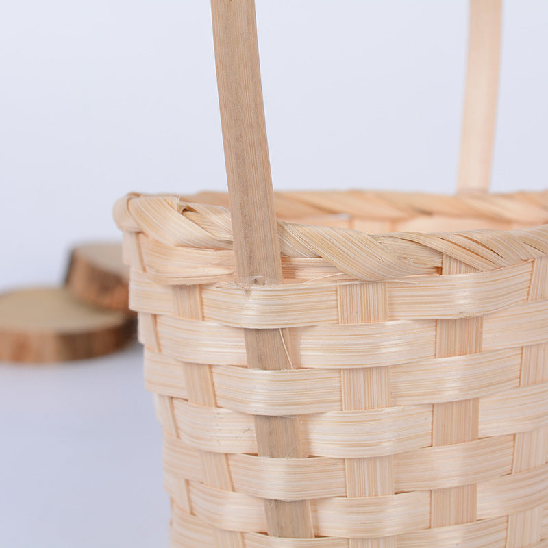 Handcrafted Natural Woven Storage Basket
