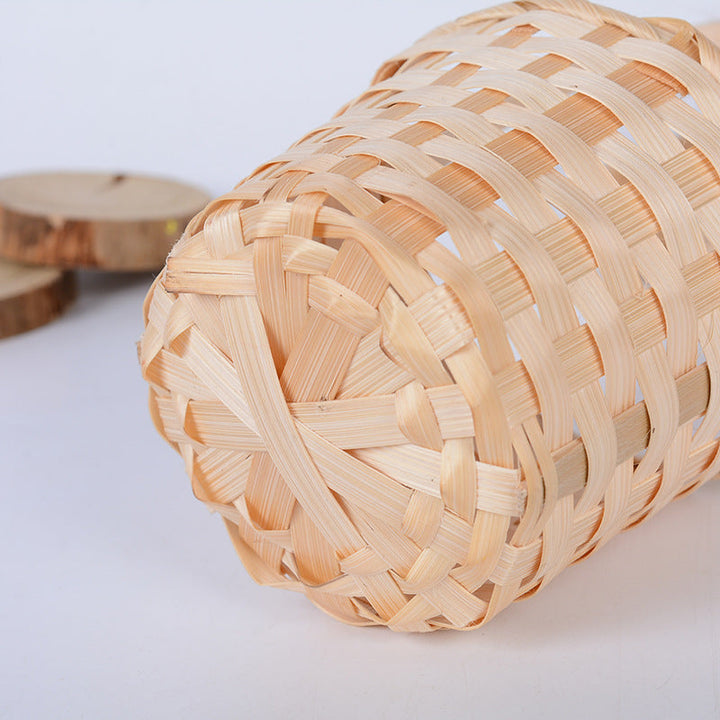 Handcrafted Natural Woven Storage Basket