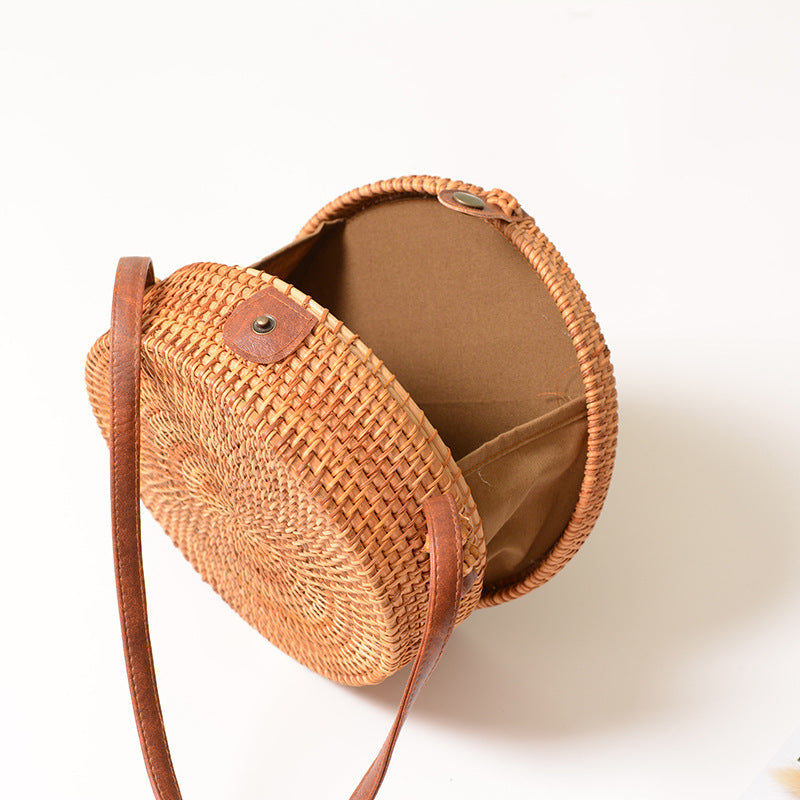 Round Basket Bag