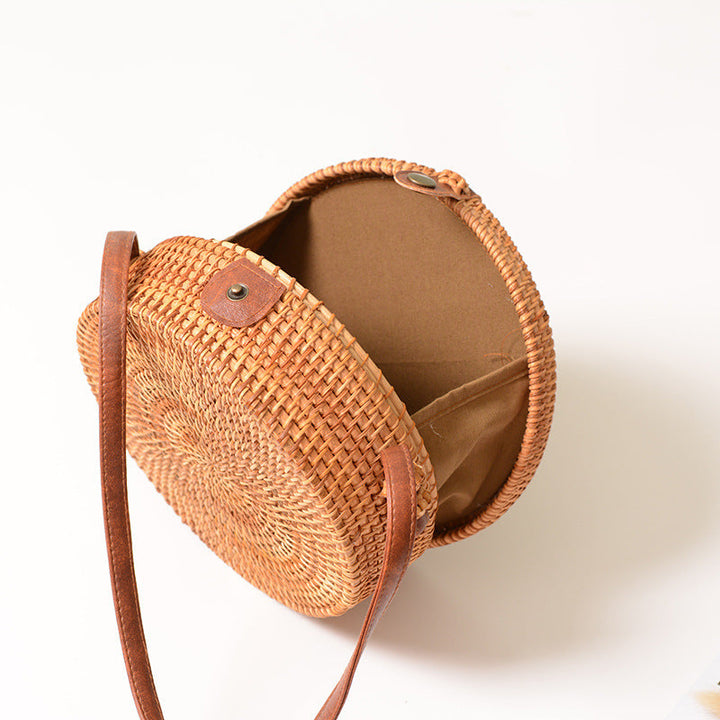 Round Basket Bag