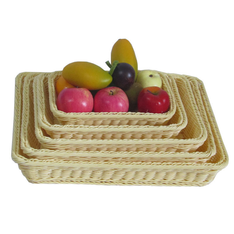 Multi-Level Woven Storage Tray