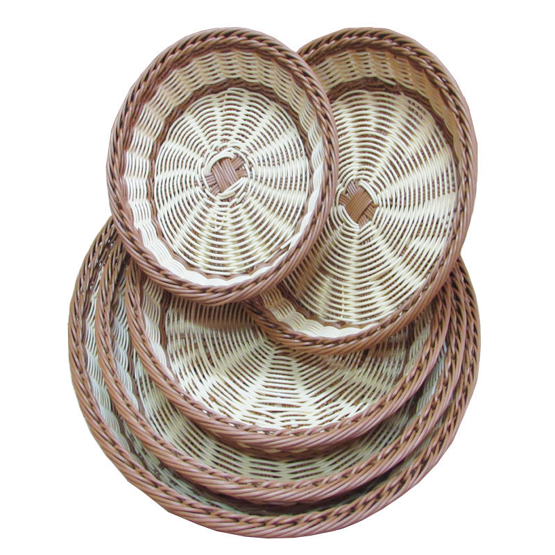 Versatile Handwoven Serving Baskets Set