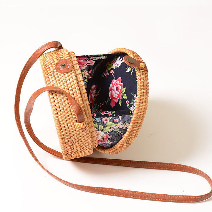 Round Basket Bag