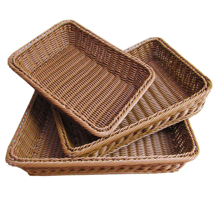 Handwoven Rectangular Storage Tray