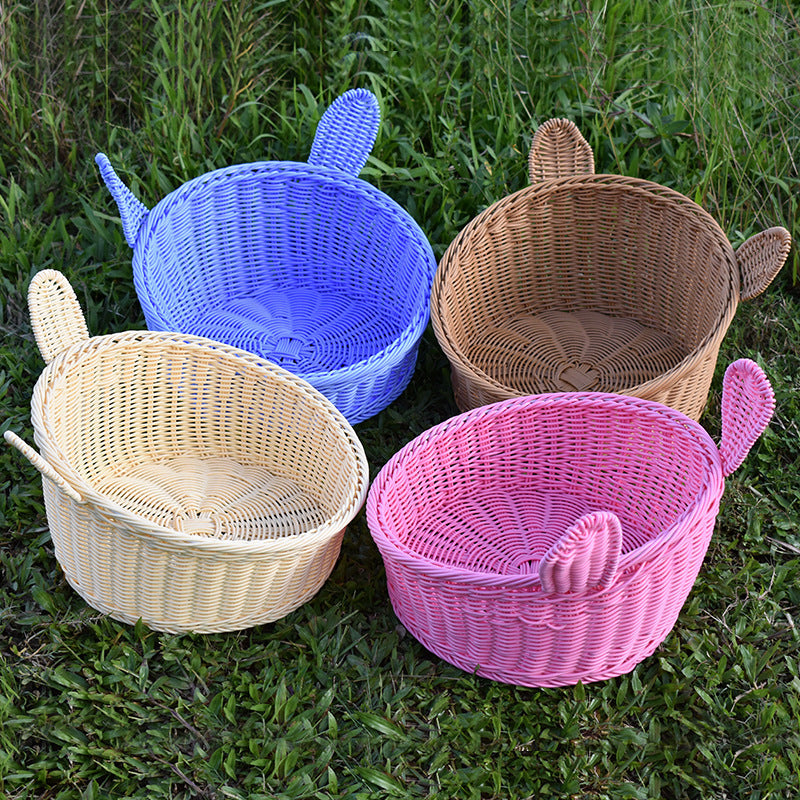 Cute Bunny-Shaped Storage Basket