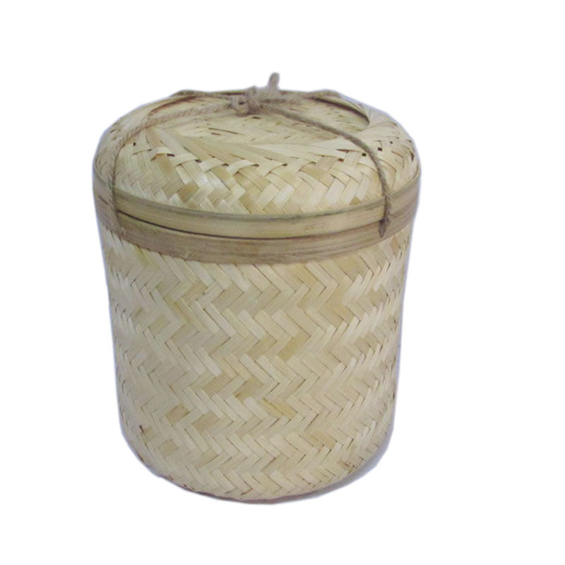 Natural Woven Storage Canister