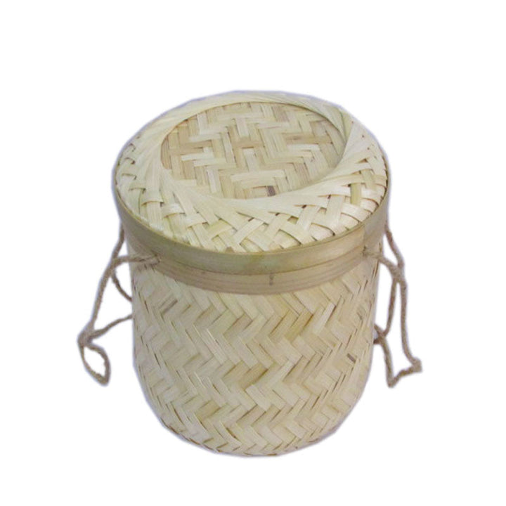 Natural Woven Storage Canister