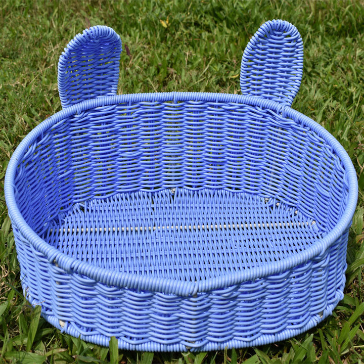 Decorative Woven Pet Bed