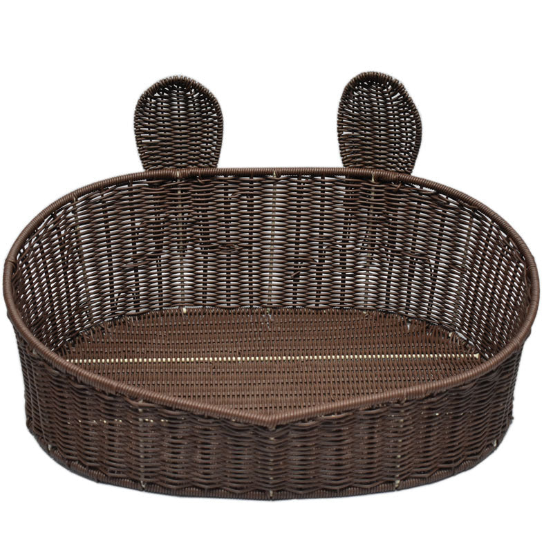 Decorative Woven Pet Bed