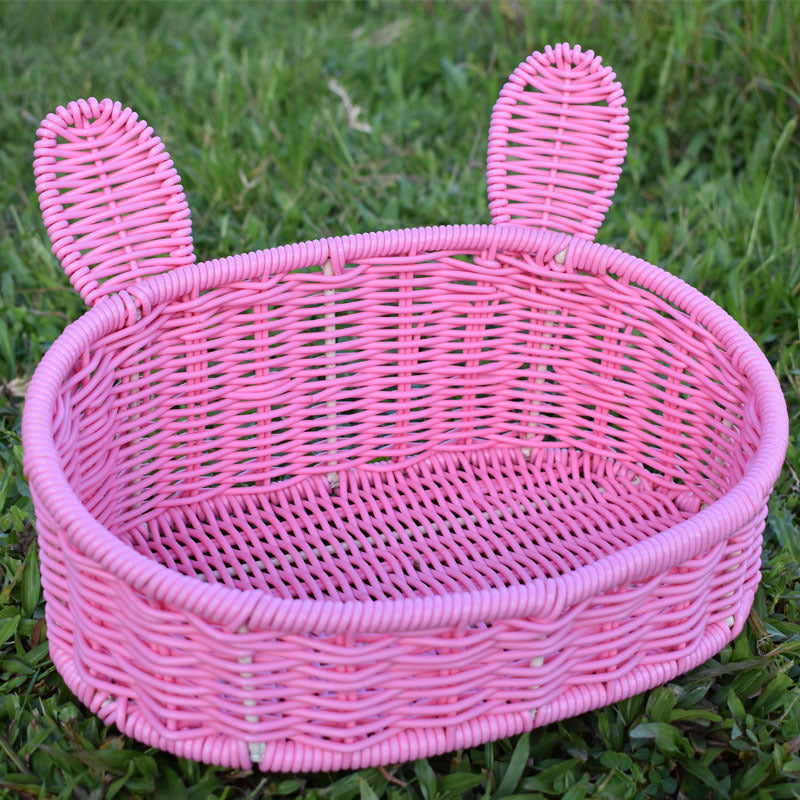 Decorative Woven Pet Bed