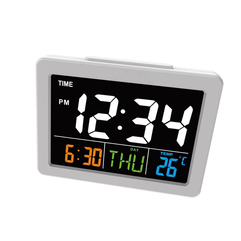 Digital Multifunction Alarm Clock with Large Display