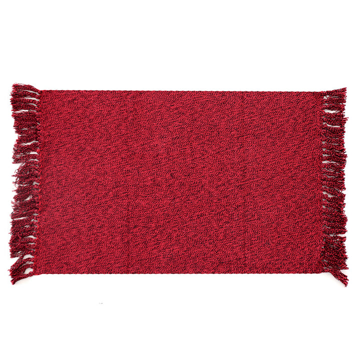 Round woven fabric sample for upholstery and furniture covering fabric