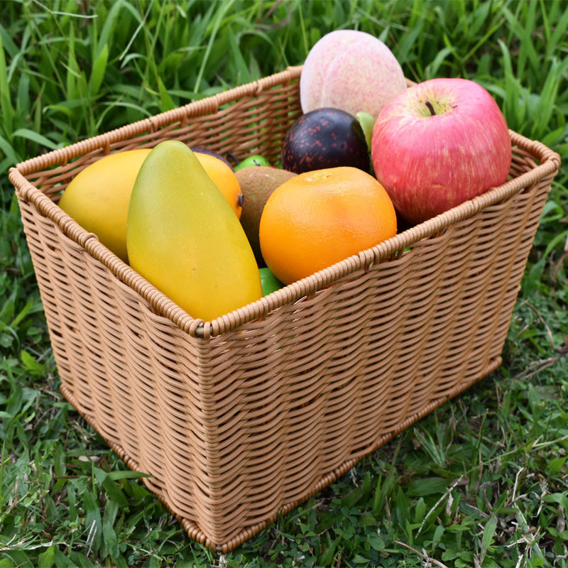 Woven Storage Basket with Natural Fiber