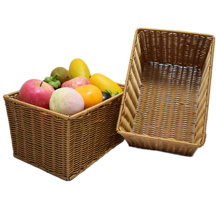 Woven Storage Basket with Natural Fiber