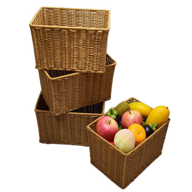 Woven Storage Basket with Natural Fiber