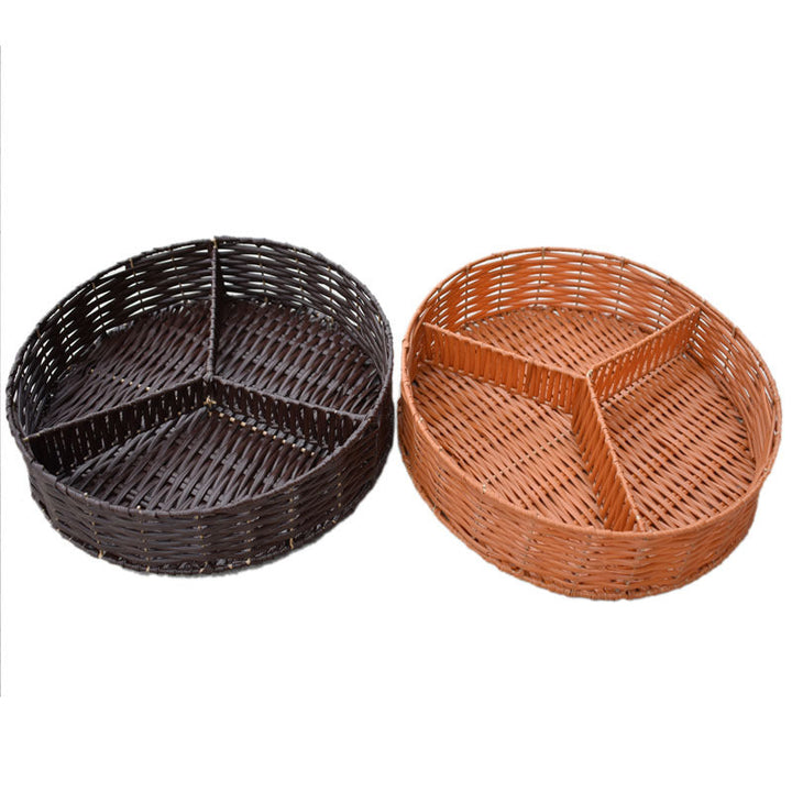 Circular Woven Storage Tray