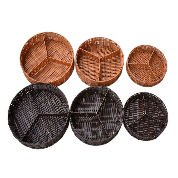 Circular Woven Storage Tray