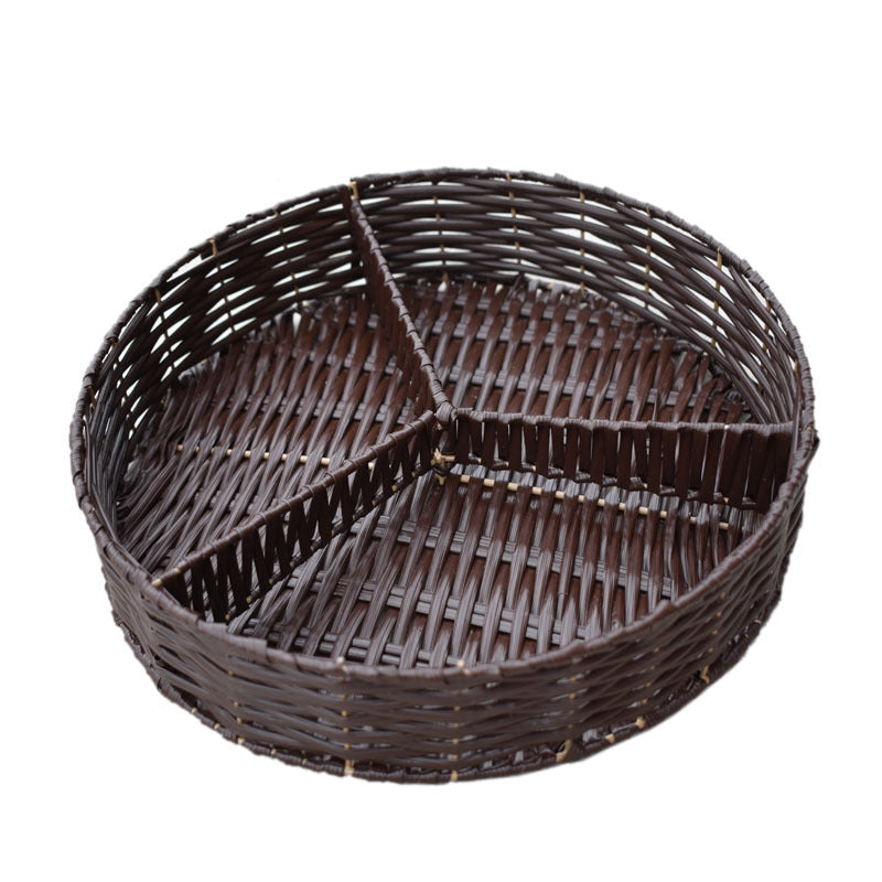 Circular Woven Storage Tray