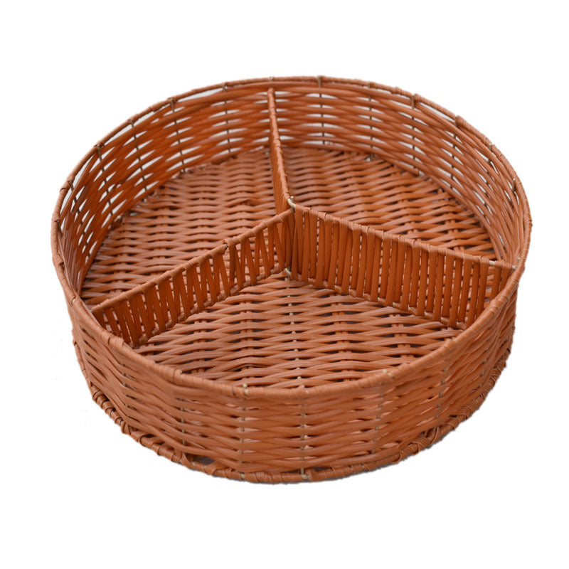 Circular Woven Storage Tray