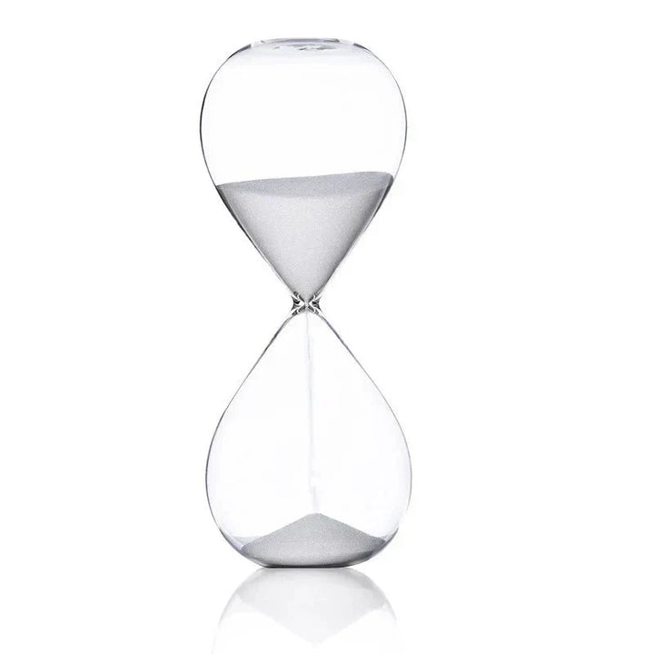Glass Sand Timer | Stylish Decoration with 5/10/30/60 Minutes Indication