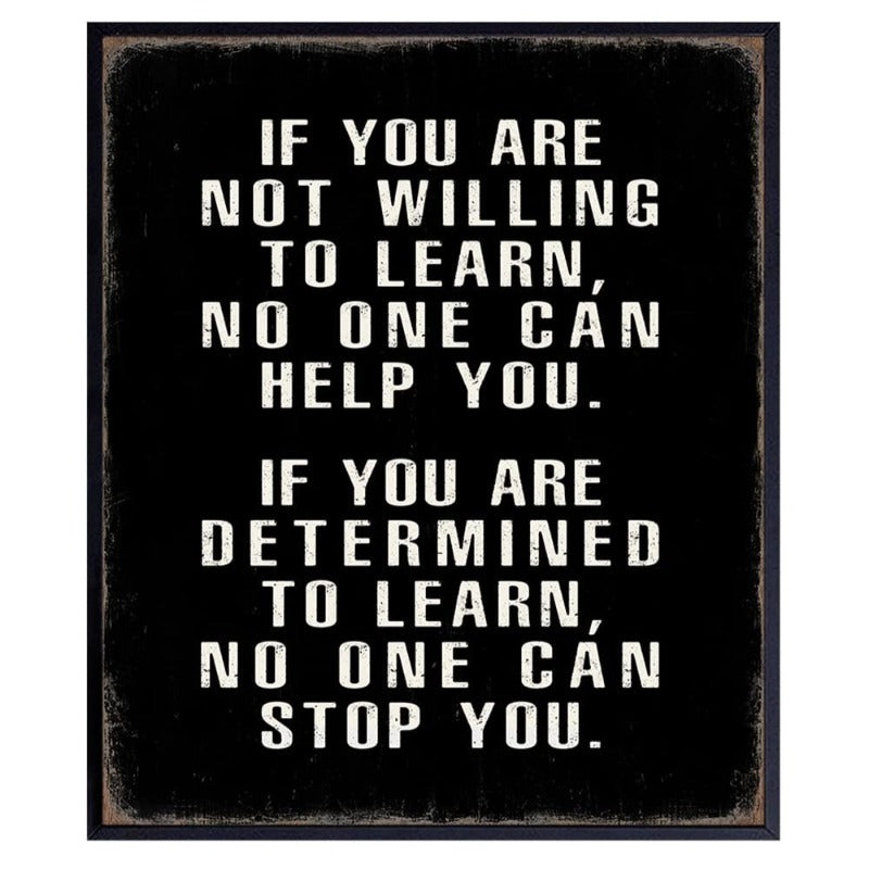 Wall Art & Decor Motivational Poster
