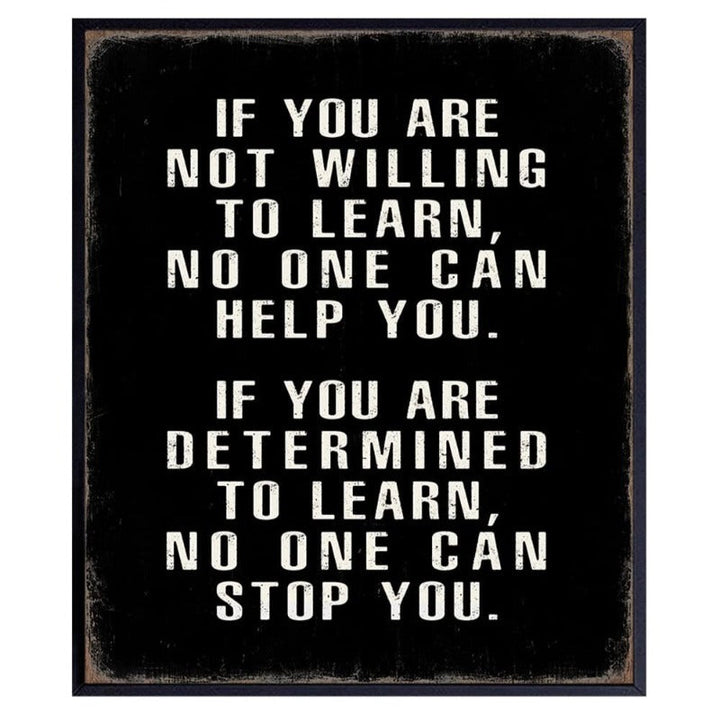 Wall Art & Decor Motivational Poster