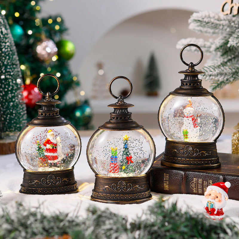 Decorative Snow Globe Lantern