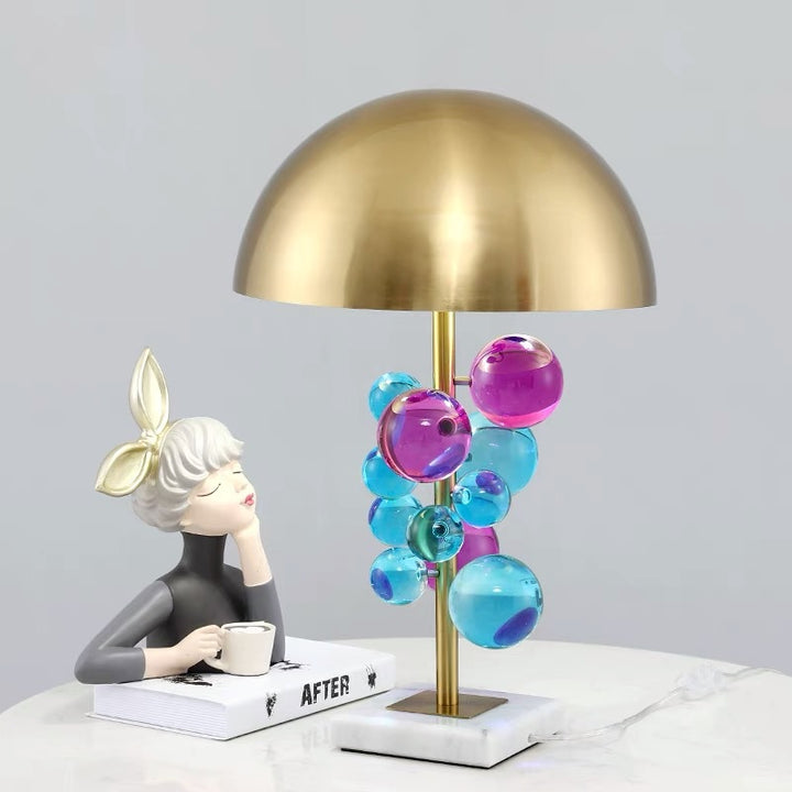 Luxurious Modern Glass Blown Accent Lamp