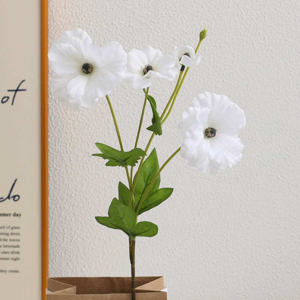 Artificial Poppy Flower Bouquet