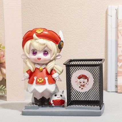 Marker holder with figures