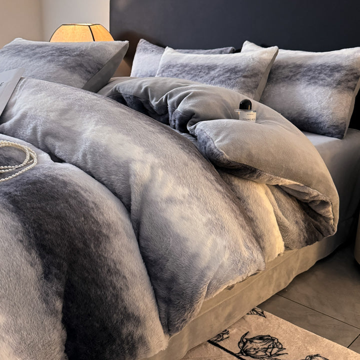 Luxurious Faux Fur Duvet Cover Set