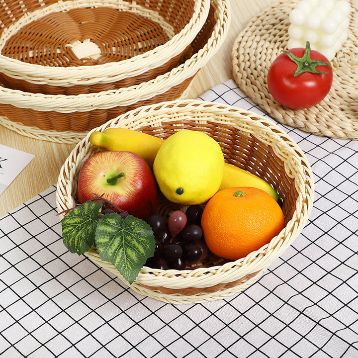 Artisan Woven Serving Bowl