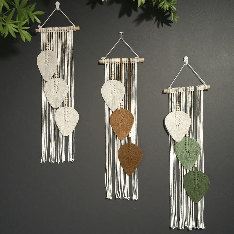 Macramé Leaf Wall Hanging