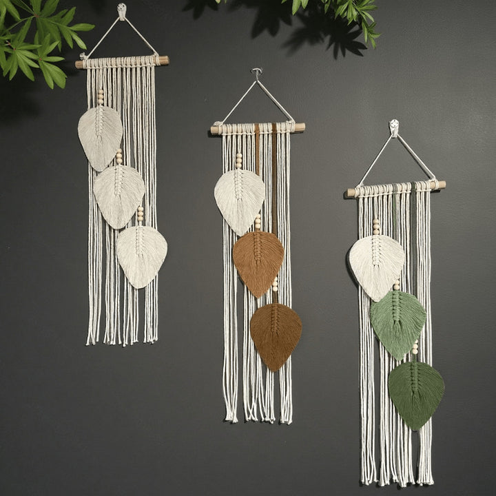 Macramé Leaf Wall Hanging