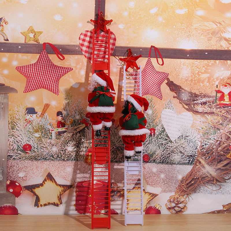 Decorative Santa Claus with ladder