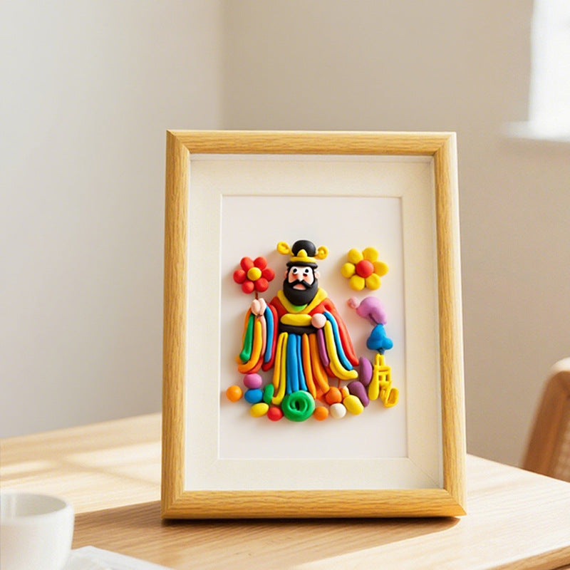 Artisan Clay Sculpture Wall Art