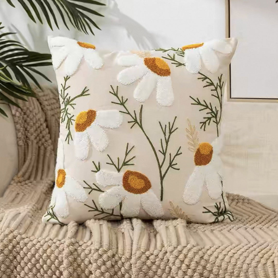Textured Boho Throw Pillow