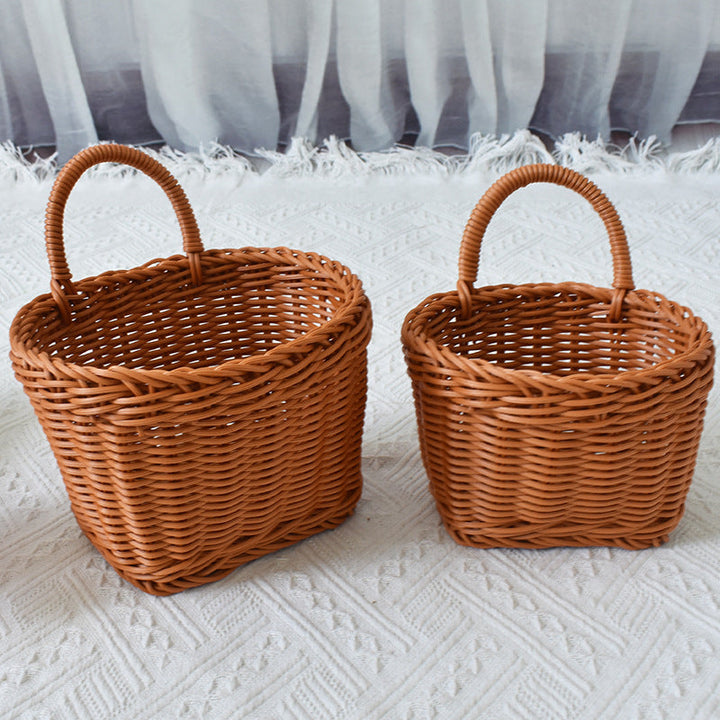 Decorative Wall Hanging Woven Storage Basket