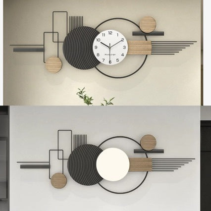 Modern Artistic Wall Clock with Geometric Design