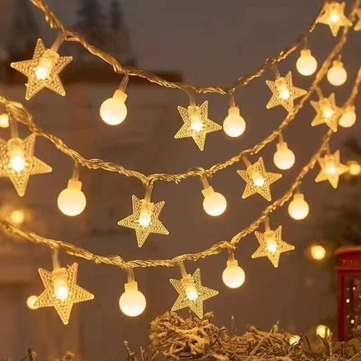 Globe LED string lights for atmospheric home decor
