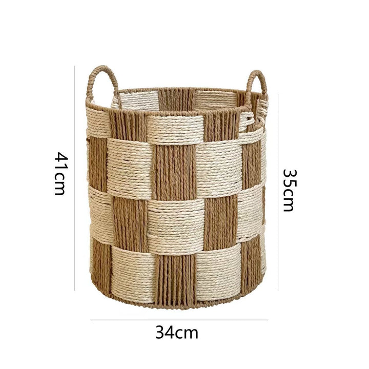Natural Fiber Storage Basket