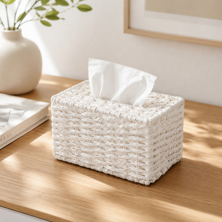 Woven Tissue Box Cover
