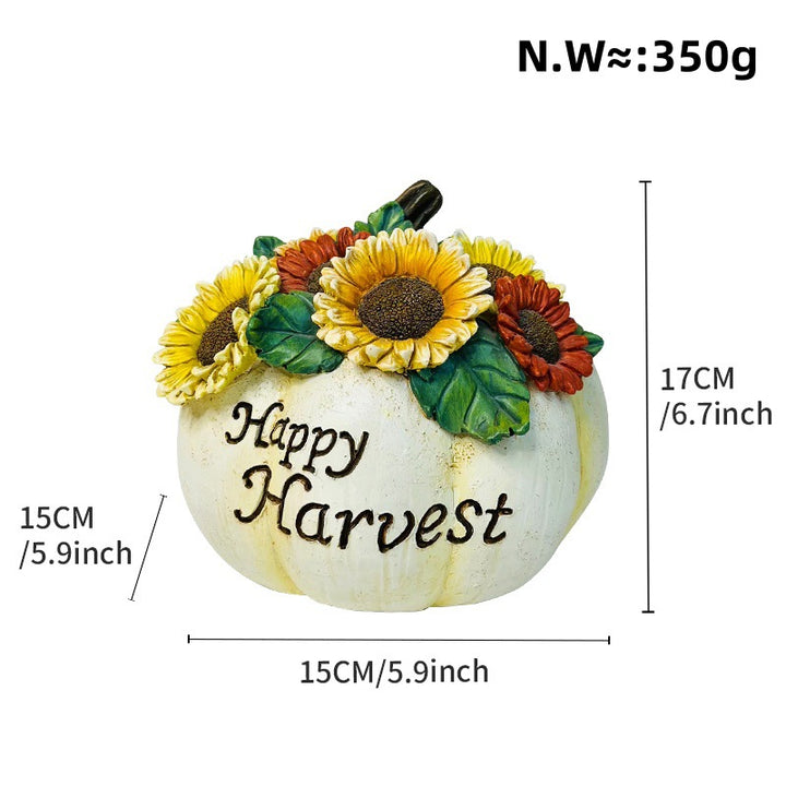 Decorative pumpkin figure