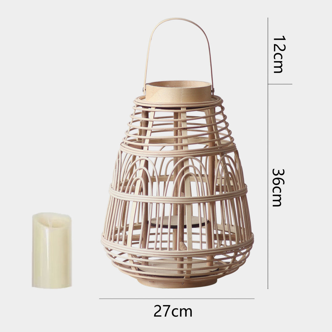 Handcrafted Rattan Lantern