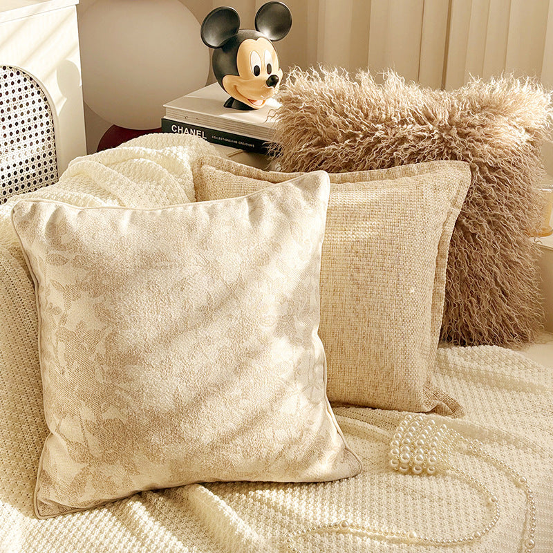 Elegant Textured Decorative Pillow