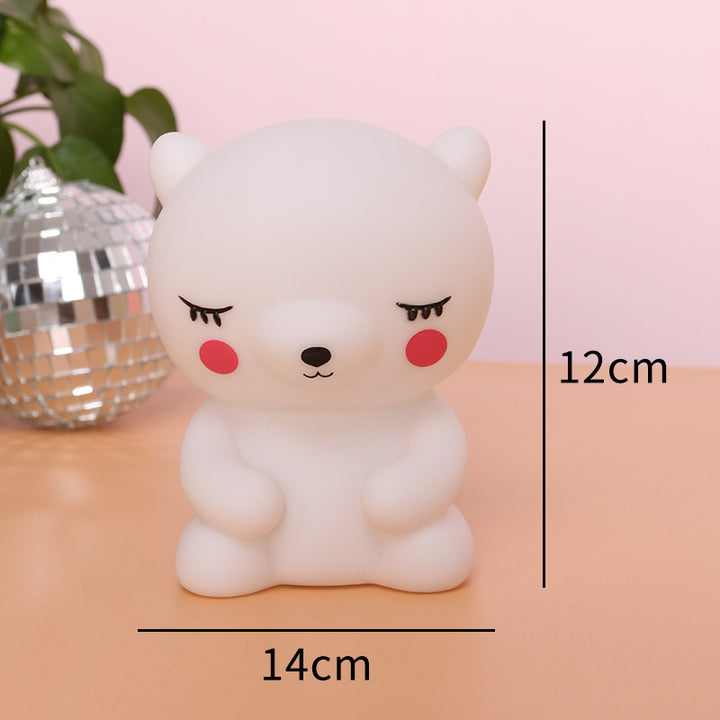 Silicone Soft-Touch LED Unicorn Night Light Table Lamp