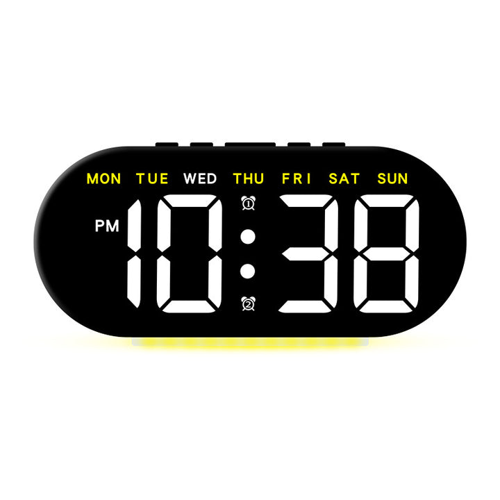 Digital multifunction alarm clock with LED display and alarm function
