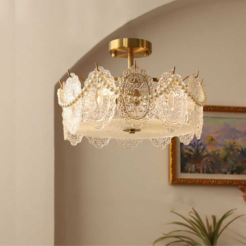 Elegant, vintage-inspired chandelier