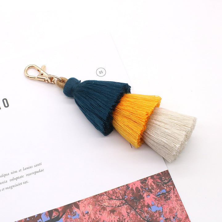 Decorative Macrame Keychain